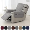 1seater Recliner Cover Anti-dirty Non-slip  Armchair Slipcover with Elastic Strap Sofa Couch Furniture Protector for Living Room 1