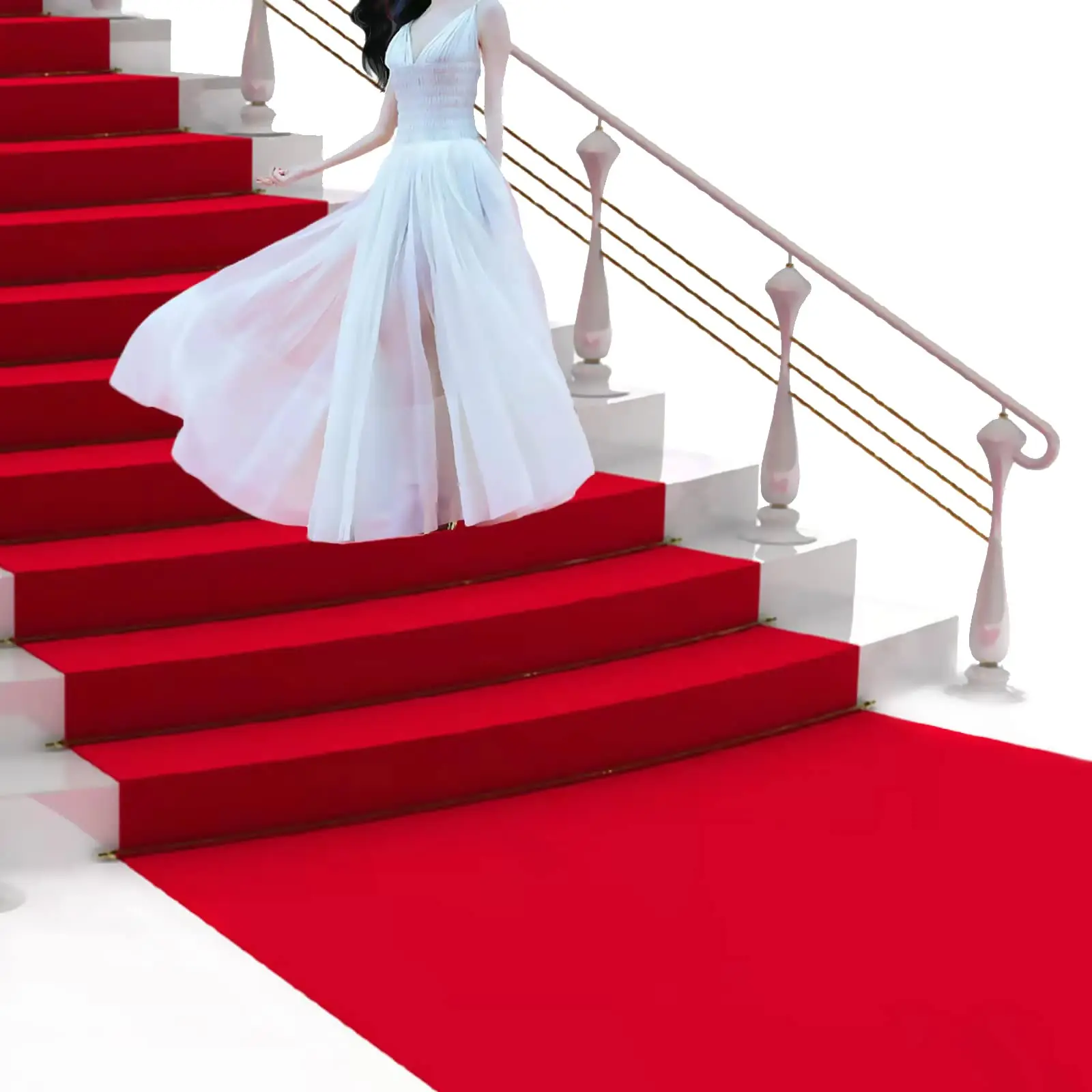 1 Piece of Hotel Aisle Carpet, Red Thick Wedding Aisle Carpet, Proposal Party, Holiday Event,