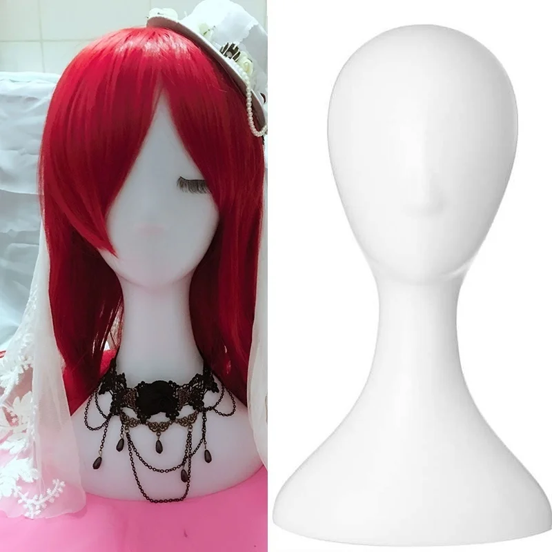 Multi Skin Color Plastic Model Head Creative Wig Hat Display Stand Courier Transportation Wig Fixing Stand Shooting Prop Dummy