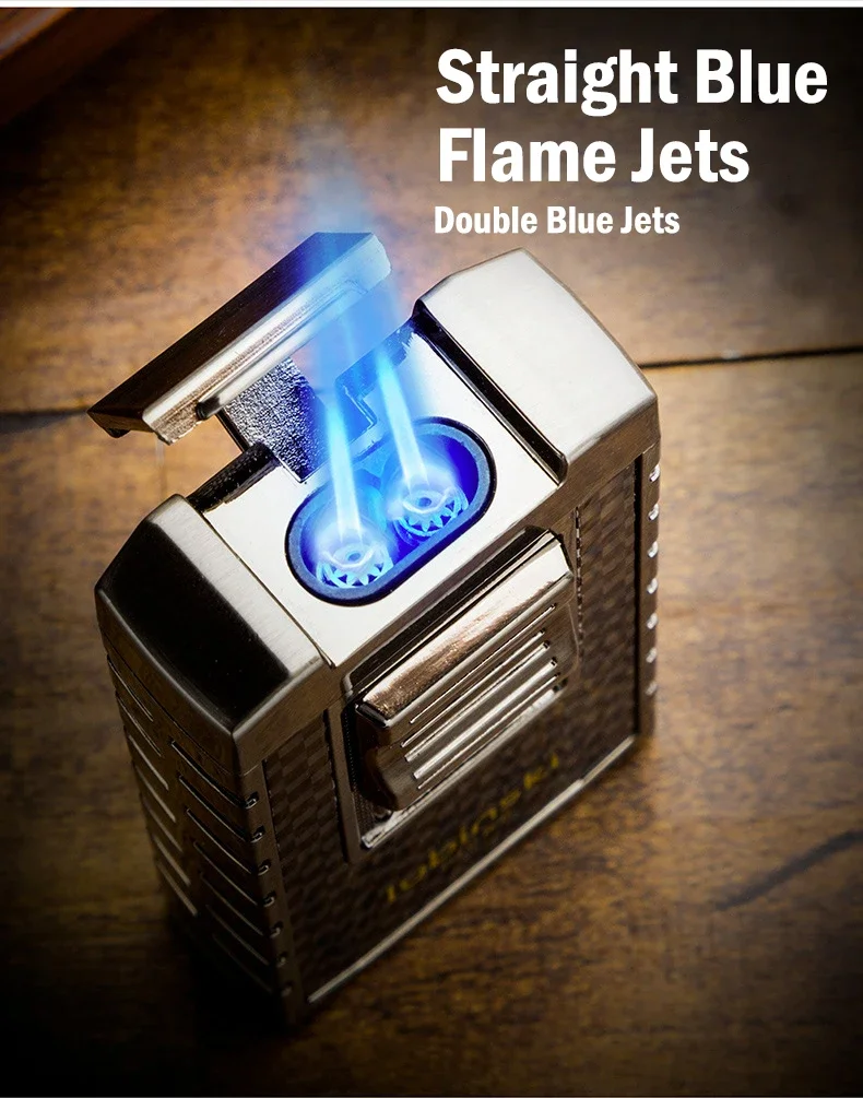 XIFEI Cigar Lighter, 5-in-1 Triple Jet Torch Lighter For - Foto 3