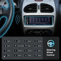Autoradio AINAVI 1 DIN Carplay sans fil Android Auto Lecteur multimédia universel MP5 pour voiture Écran IPS HD 6,36 pouces Type-C BT 5.0 1DIN 6