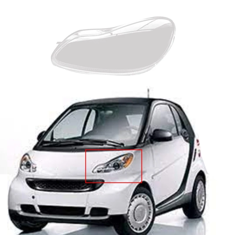 

Чехол для автомобильной фары Прозрачная крышка для объектива для Mercedes-Benz Smart 2012-2013