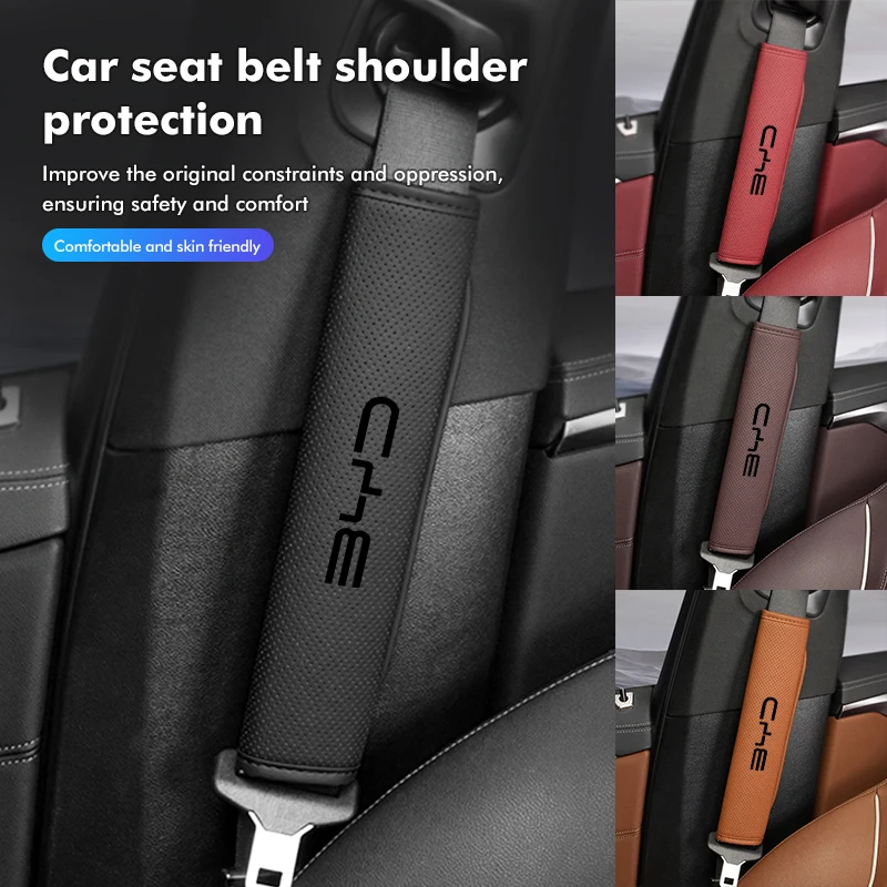 Seat Belt Adjuster Car Seat Belt Shoulder Auto Adjuster Device Protection Pad For BYD M6 G3 G5 T3 F3 I3 F0 F6 S6 S8 E5 E6 G6 L3 S7 G7