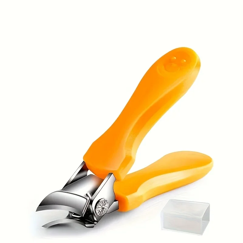 Kalın ve Zor Kesilebilen Ayak Tırnakları için Ağır Hizmet Tipi Profesyonel Tırnak Makası - Geniş Açılışlı Sıçrama Önleyici Tasarım, Ultra Keskin Bıçak