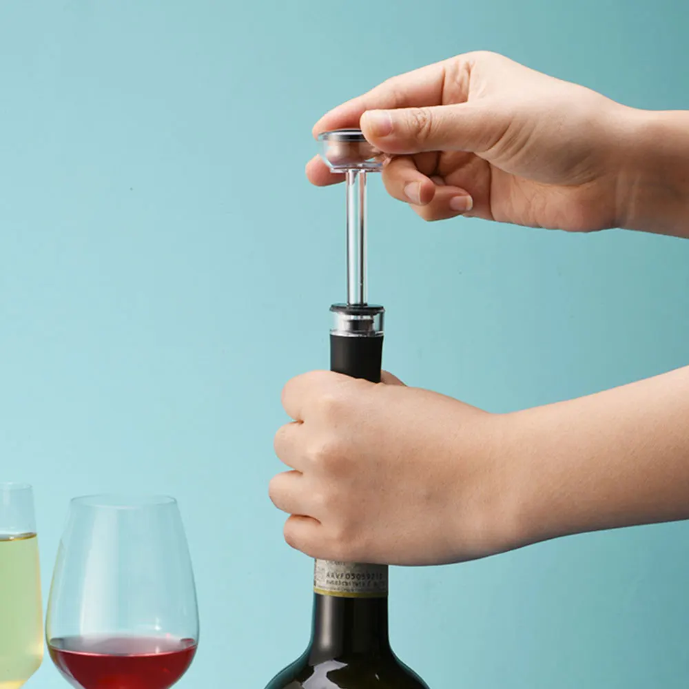 Electric Bottle Opener Automatic Wine Opener with Decanter Wine Pouring Aerator Wine Alcohol Reservoir Portable Kitchen Tools