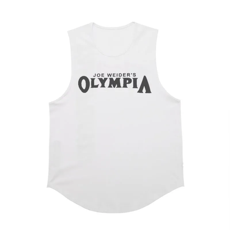 

New Casual Men's Fitness Sleeveless Tank Tops Gym Sports Running Vest Slim Muscle Bodybuilding Male Exercise Tee Tank Tops