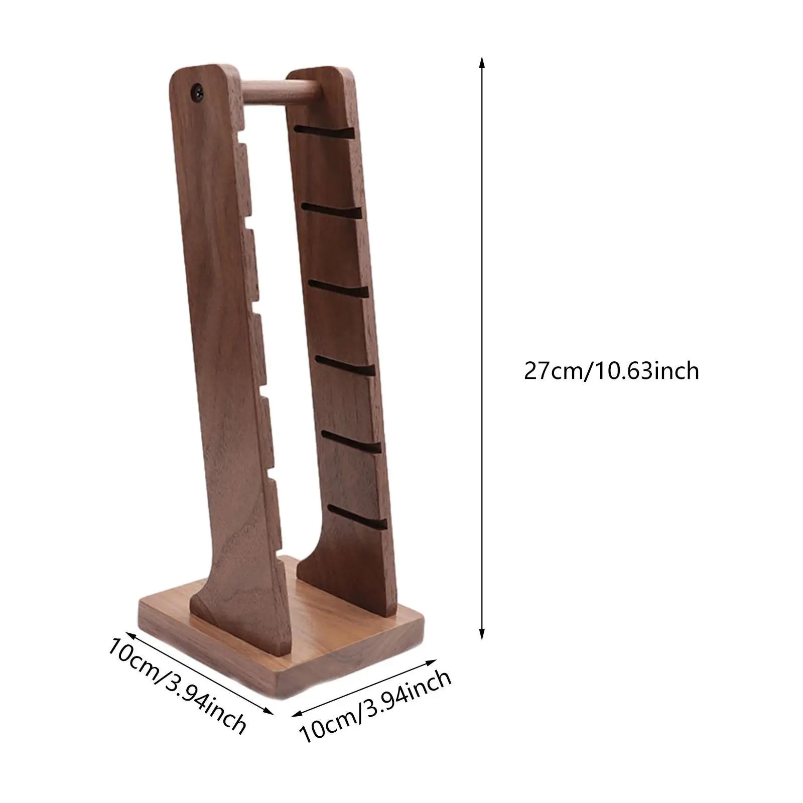 Coffee Powder Bowl Storage Shelf Lightweight Sturdy Wood for Bar Bakery Desk 6