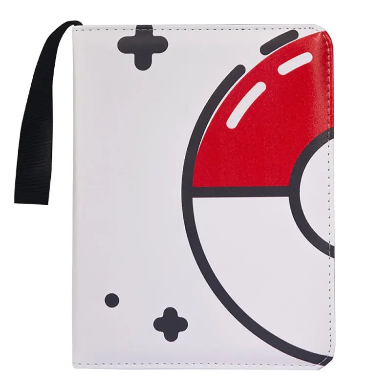 

Pokemon Card Album Book High-capacity Collection Book 4 Grid Zipper Design Loose Leaf Storage Book Rare Anime Peripheral Gift