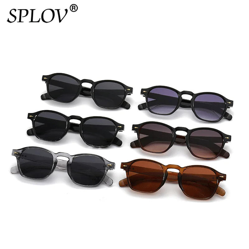 Fashion Ins Popular Square Women Rivets Sunglasses Driving Shades UV400 Retro Gradient Brand DesignerMen Trending Sun Glasses