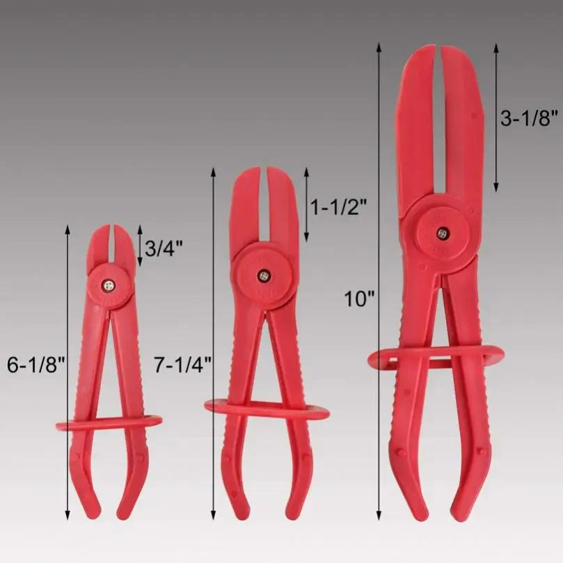 Angoily Lot De 3 Pinces De Serrage Pour Réparation De Tuyau En Plastique, Pinces D'arrêt De Carburant, Pinces Coupantes Pour Tuyaux Dédiés