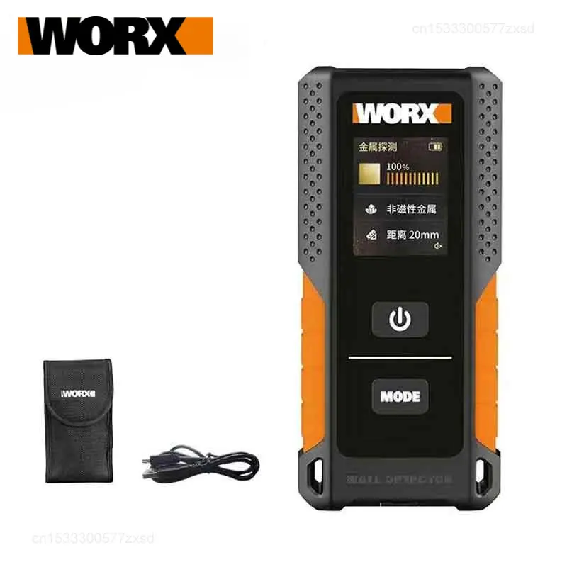 

Youpin Worx Stud Finder WX086 3 in 1 Multifunctional Detector Wall Metal Wood Cable Detector Digital Color Display USB Charger