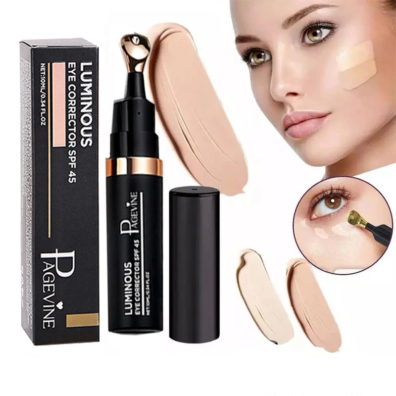 4 color Luminous Eye Concealer Concealer brightens conceal,dark circles under the eyes,concealing makeup liquid concealer 1 4 color Luminous Eye Concealer Concealer brightens conceal,dark circles under the eyes,concealing makeup liquid concealer 1