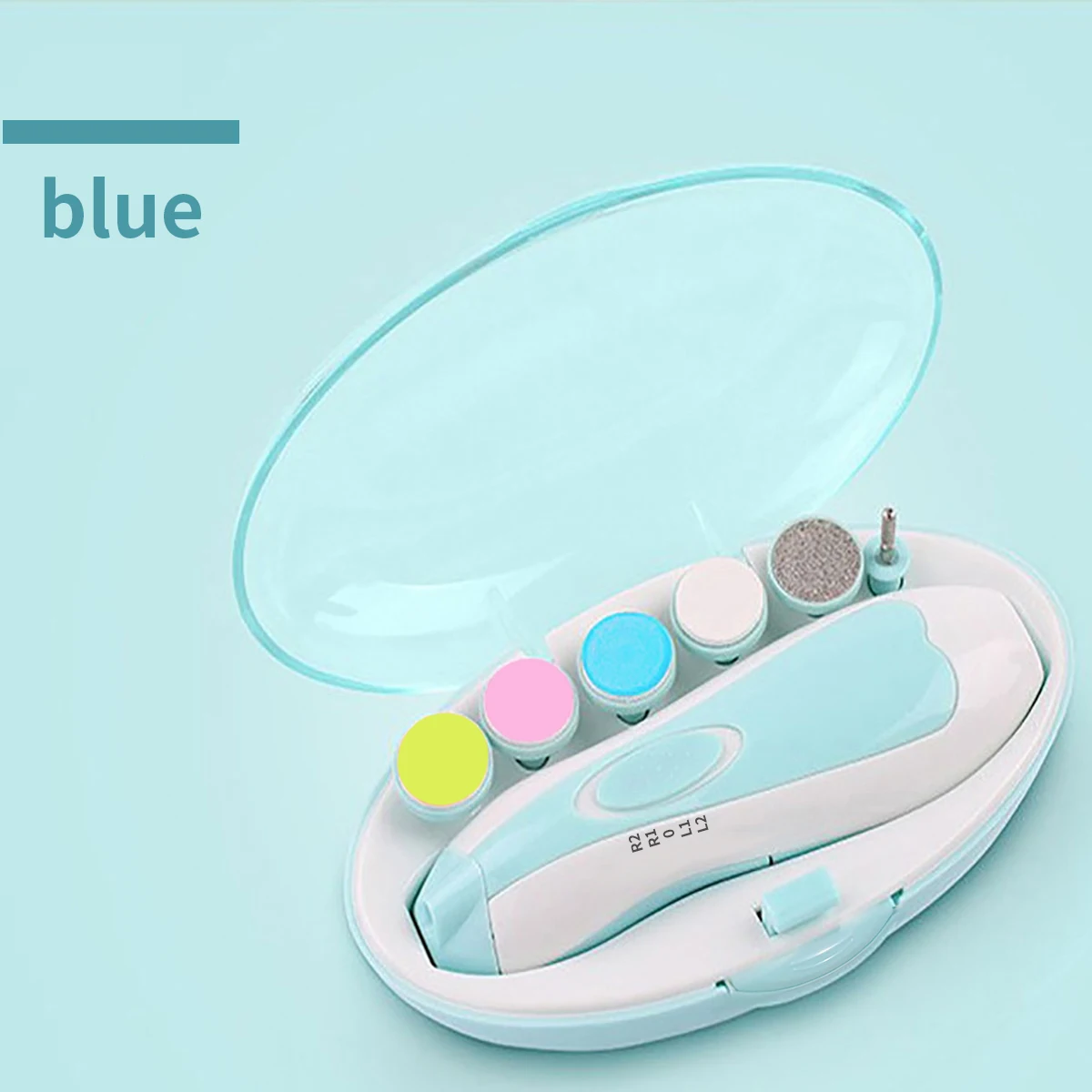 Baby electric nail sharpener Multi-functional scratch prevention children nail clippers newborn polishing tool set 1PC