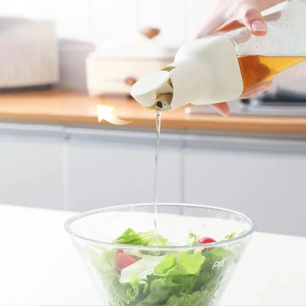 

Eco-friendly Durable Oil Dispenser Oil Bottle with Good Sealing Performance Leakproof Glass Oil Dispenser for Seasoning