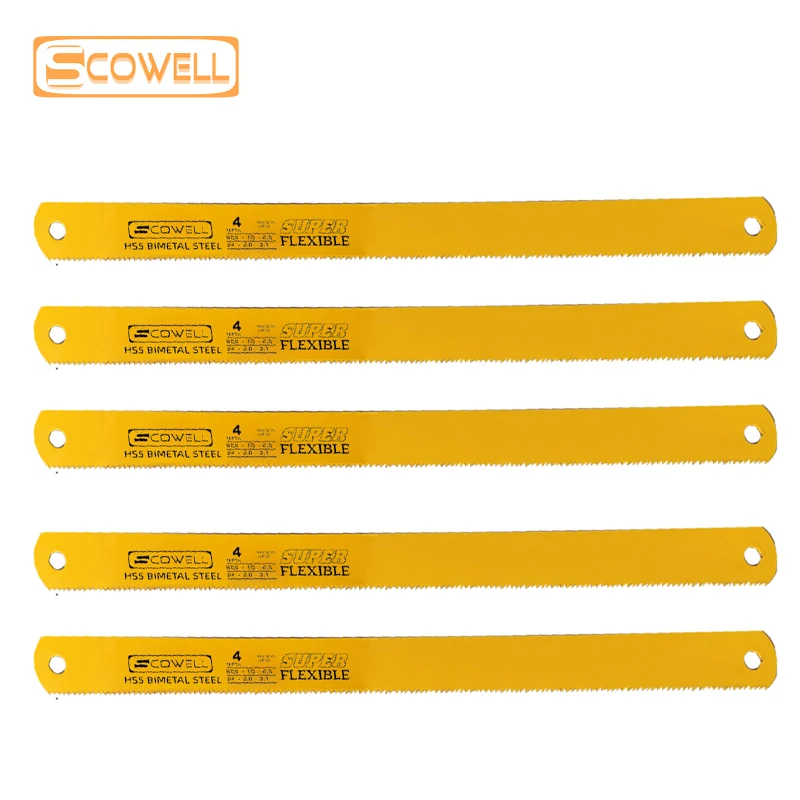 5Pack24inch6005025mm4TPIHSSBimetalPowerHacksawBlade