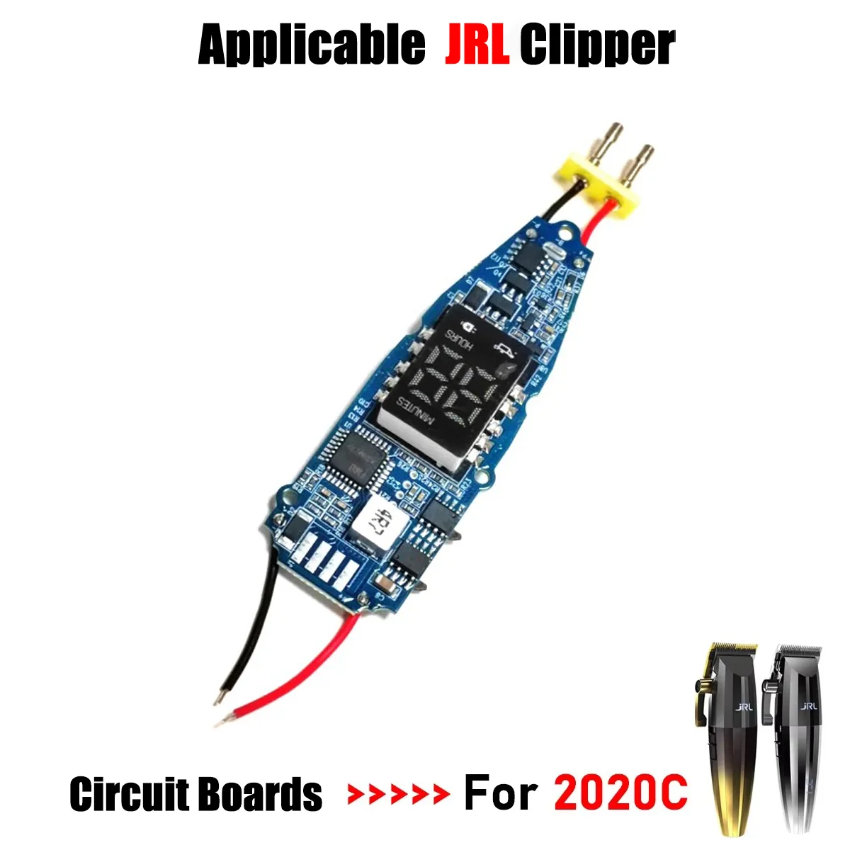 Electric Hair Trimmer Barber Hair Clipper Blade Circuit Board Compatible with JRL C Professional Hair Clipper Motherboard, Computer Control Chip, Trimmer, PCB Accessories
