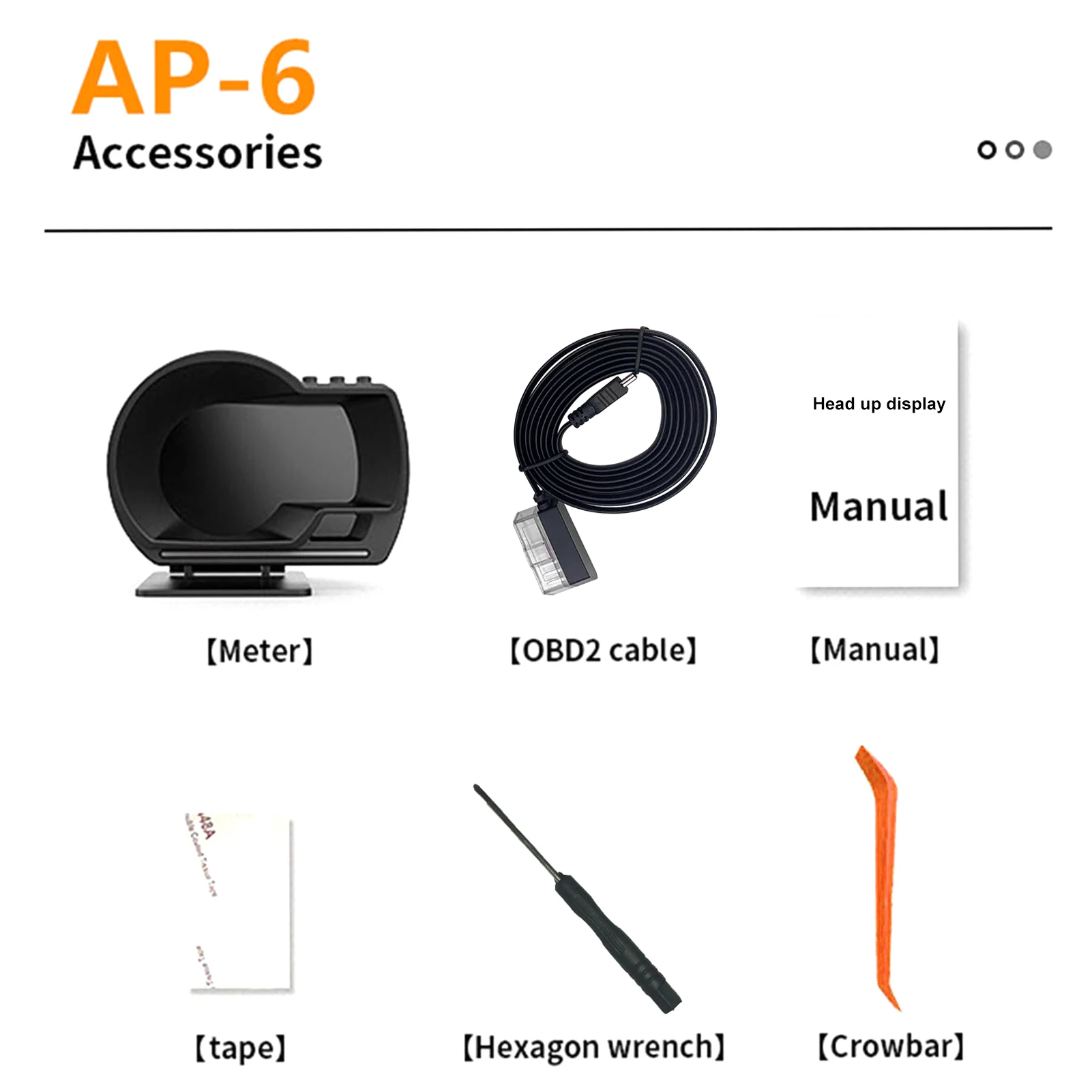 Display Head up per auto, misuratore intelligente OBDII + GPS Tachimetro ad alta definizione Strumento diagnostico per auto Eliminazione del codice di guasto OBD - Image 5