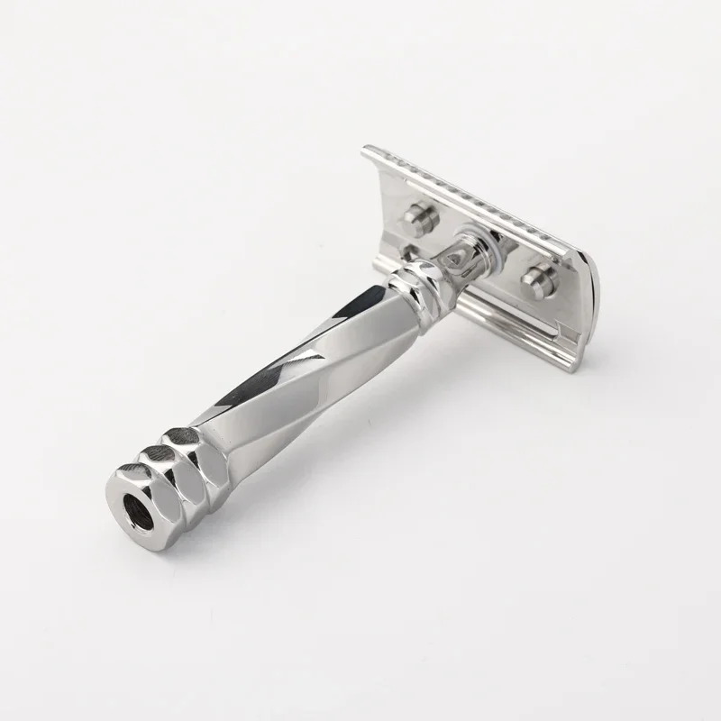Yaqi Cerberus Stainless Steel Safety Razor 0.65mm Blade Gap 77mm Handle Provide Durability Comfortable Precise Shaving