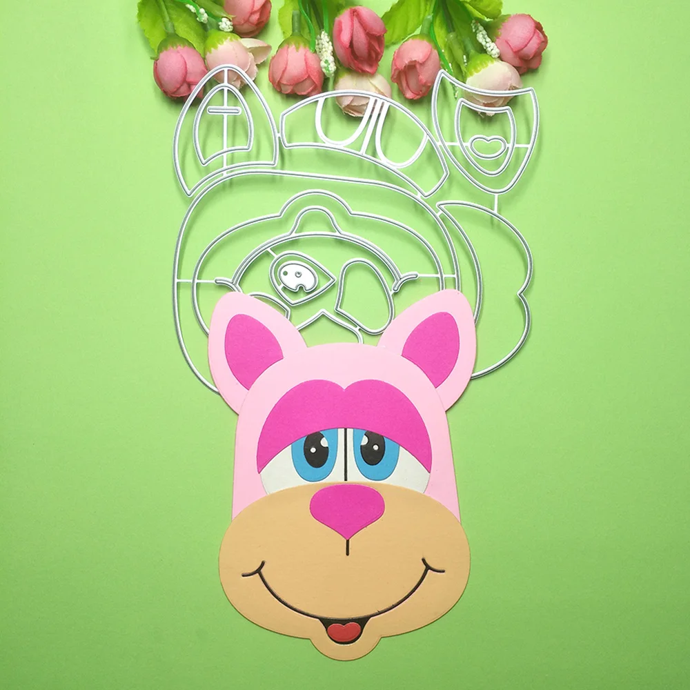 

New Animal Bear cutting dies scrapbook decoration embossed photo album decoration card making DIY crafts
