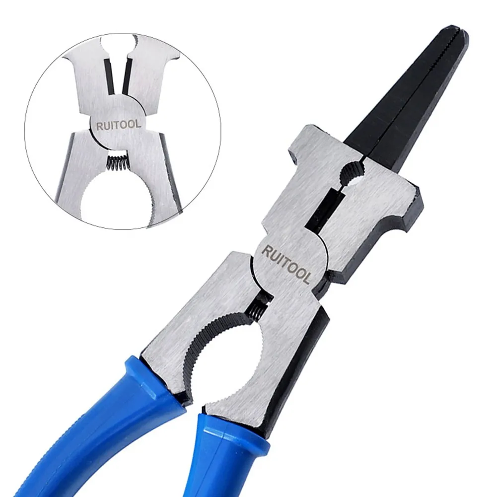 8inch Multi-Function Welding Pliers Mig Welding Welders Multipurpose Pliers Blue / Black Is Convenient And Practical