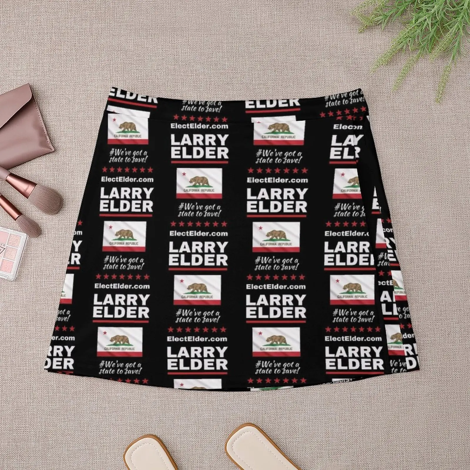 Larry Elder for California Governor - CA Flag Mini Skirt mini skirt Korean clothing new in dresses clothes for women
