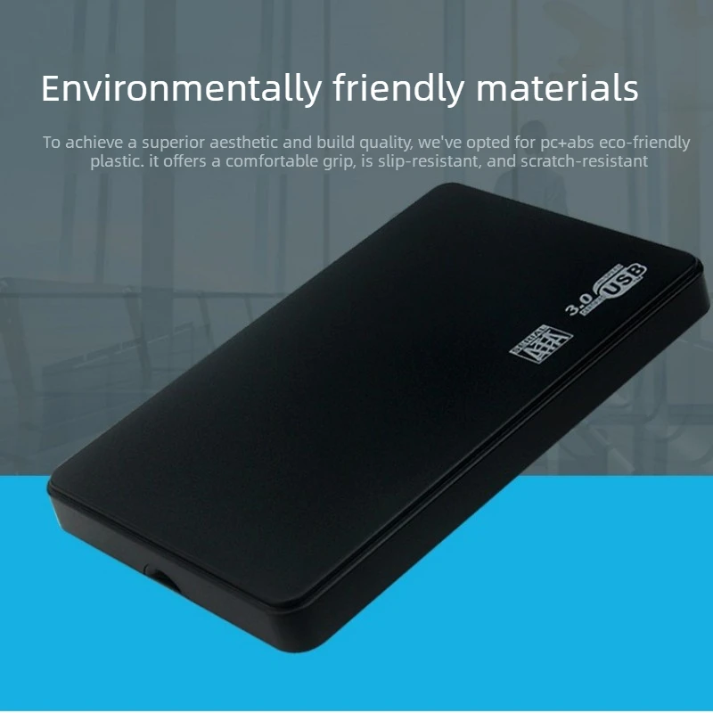 2.5인치 SATA to USB 3.0 하드 드라이브 케이스 - SATA SSD에 적합한 ABS 소재 외장 하드 드라이브 케이스