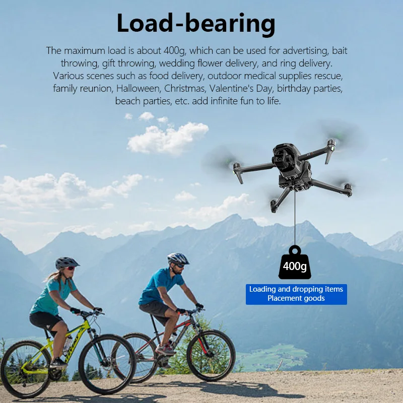 Système de largage aérien 12KM pour DJI Air 3S/3 - Télécommande incluse