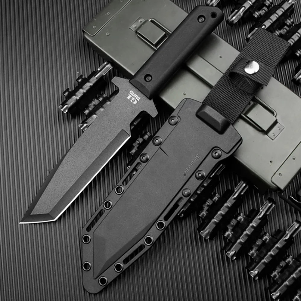 Arao DuoClang Cold Tanto Fixed Blade Knife Kydex Sheath 7CR13MOV Steel Blade Hunting Army Tactical Knife Survival Tool 2