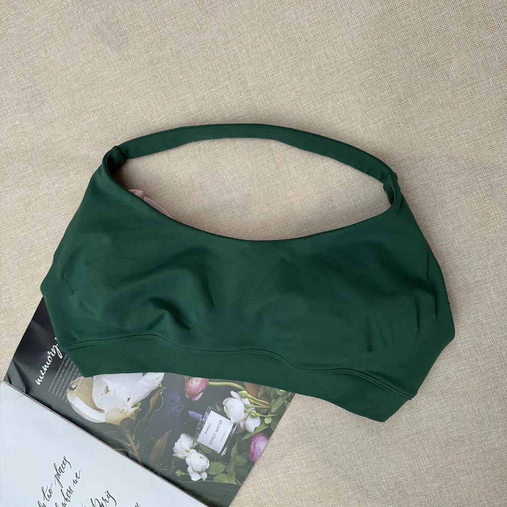 Woman Sports Fashion halter Sports Crop Bra Backless Beauty Fitness Comfortable gym bra