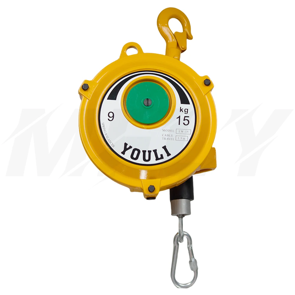 스프링 밸런서 EW1-3-5-9-15-22kg 셀프 록킹 타워 텐션 서스펜션 밸런스 자동 제어 크레인