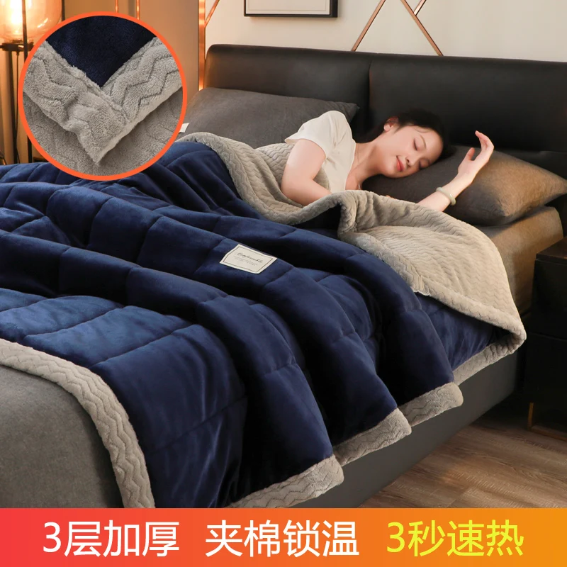 Plush Coral Fleece Soft & Warm Blanket - Ultra Cozy and Washable