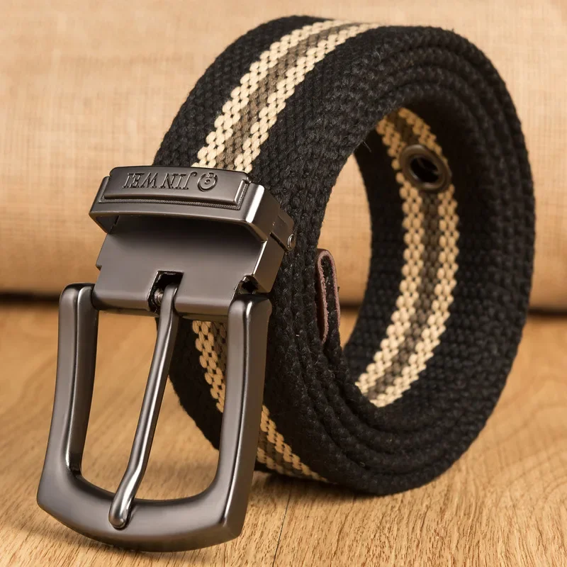 

Canvas Belt For Men Army Tactical Belts Selling Man Outdoor Sport Simple Practical Weave Nylon Cowboy Pants Fashion High Quality