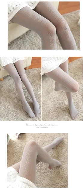 Autunno Donna Lolita Collant Calze di pizzo Donna Scava fuori - Main Image