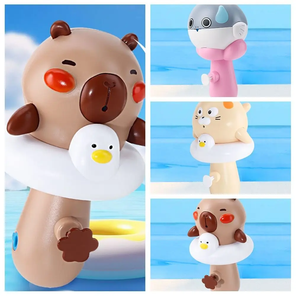 Capybara Marine Animal Water Spray Toys Animal Design Press Bath Fountain Handheld Easy To Fill