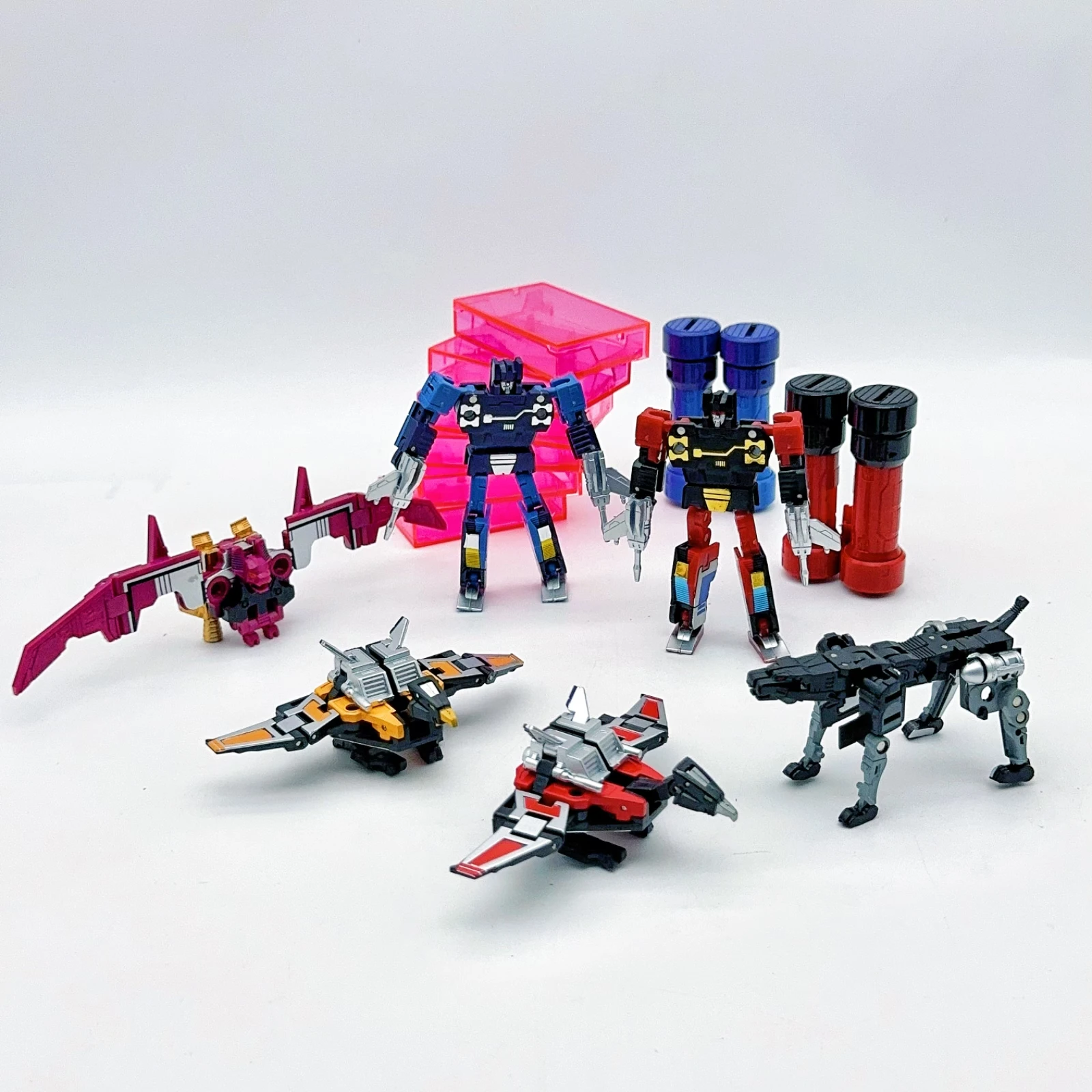 THF Transformation Six Tape Troop G1 Mindwipe Rumble Frenzy Ravage