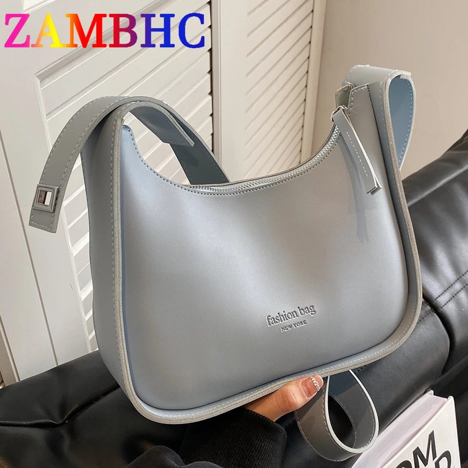 Luxury Brand Crossbody Bags For Women 2023 Candy Color Pu Leather