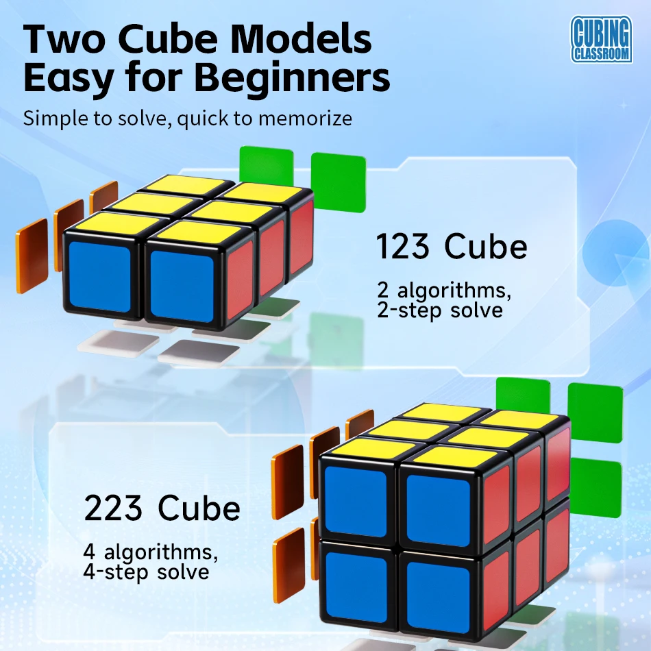 [JudyCube] Moyu 133 큐브 123 223 매직 큐브 퍼즐 큐브 퍼즐 매직 Moyu MFJS 1x1x3 1x2x3 2x2x3 Fidget Toys Cubo Magico