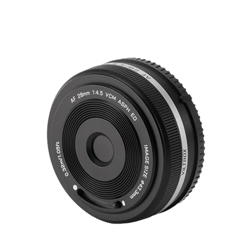 Viltrox AF 28mm F4.5 팬케이크 카메라 렌즈 풀프레임 자동 초점 렌즈 ( E/니콘 Z/후지 X/L 시리즈 카메라용)