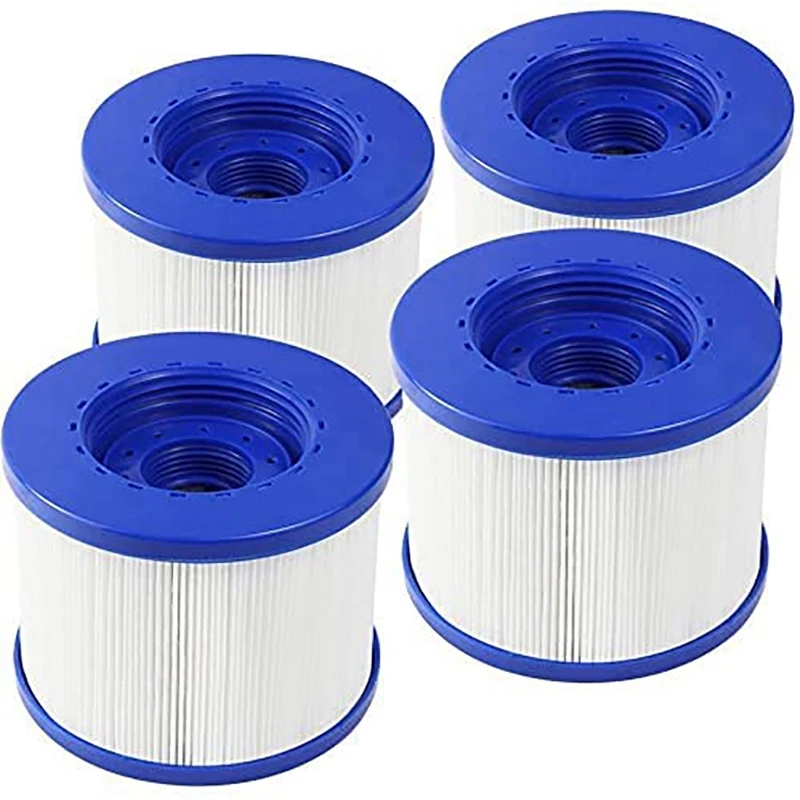 

Pool Filter Cartridges For Wave Spa, Replacement Filter Cartridges For Aqua Spa/B Cool 2/00W032815 And Others (4 Pieces)