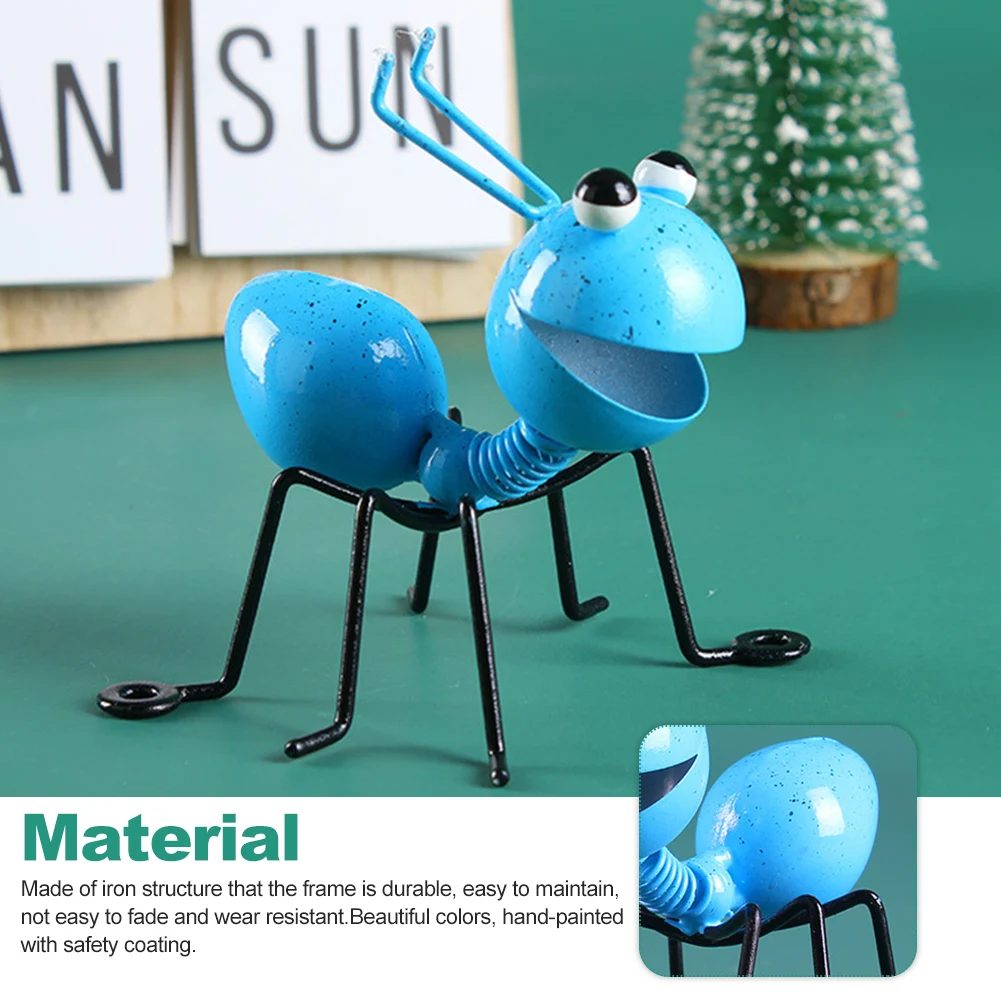 Ant Garden Decor Set Metal Ant Yard Wall Fence Hanging Decoration