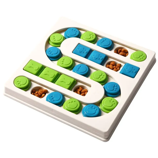 Dog Puzzle Toys Slow Feeder Interactive Increase Puppy IQ Food Dispenser Slowly Eating NonSlip Bowl Pet Cat Dogs Training Game 2