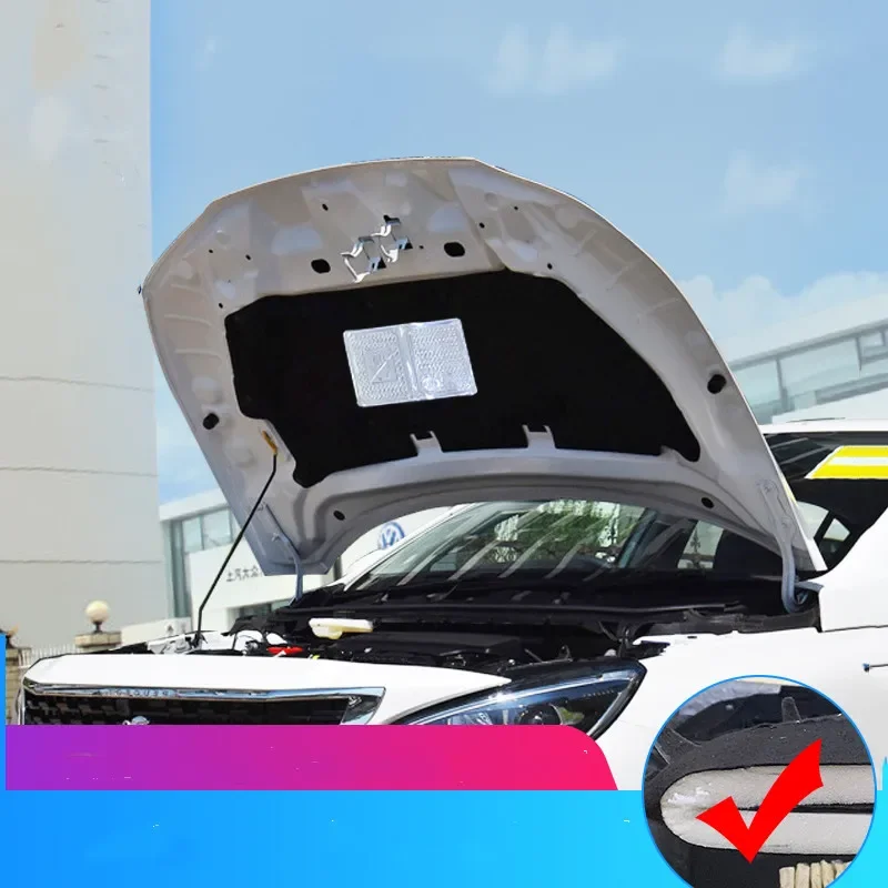 

Звукоизоляционный хлопок для капота Peugeot 206/301/307/308/408/508/2008/3008 хлопковая изоляция капота двигателя 2004-2019 X
