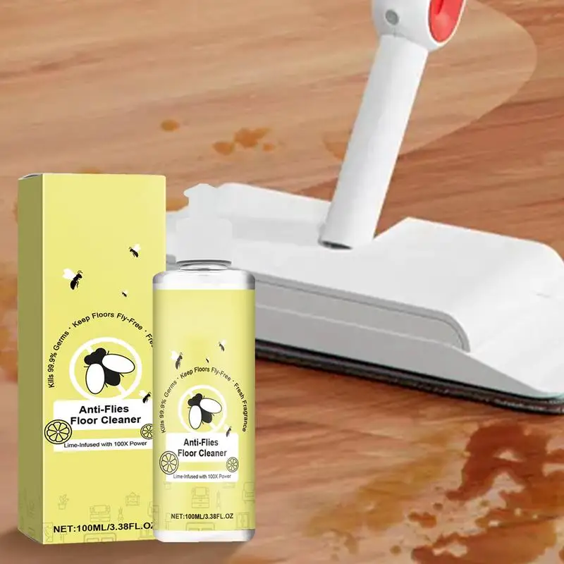 Floor Cleaner Liquid Floor Polishing Cleaner Anti-fly Restores And Protects Wood Laminate And Tiles 100ml