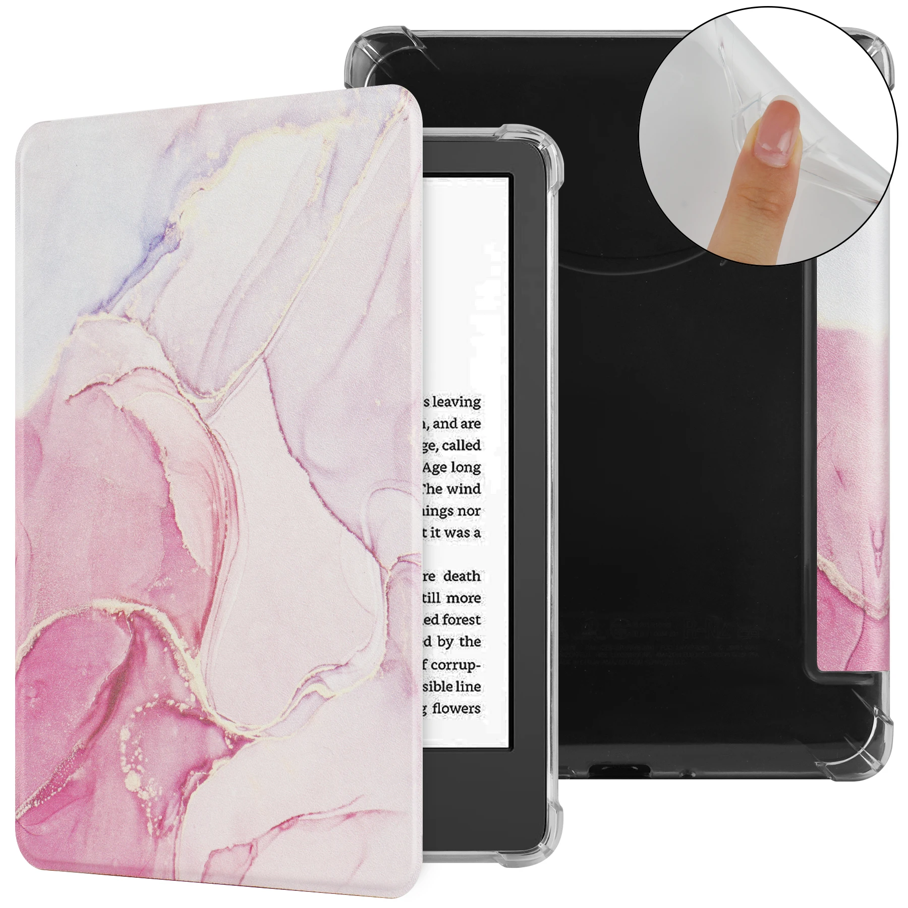 Transparent Soft TPU Cover for Kindle Paperwhite Signature Edition (2024)