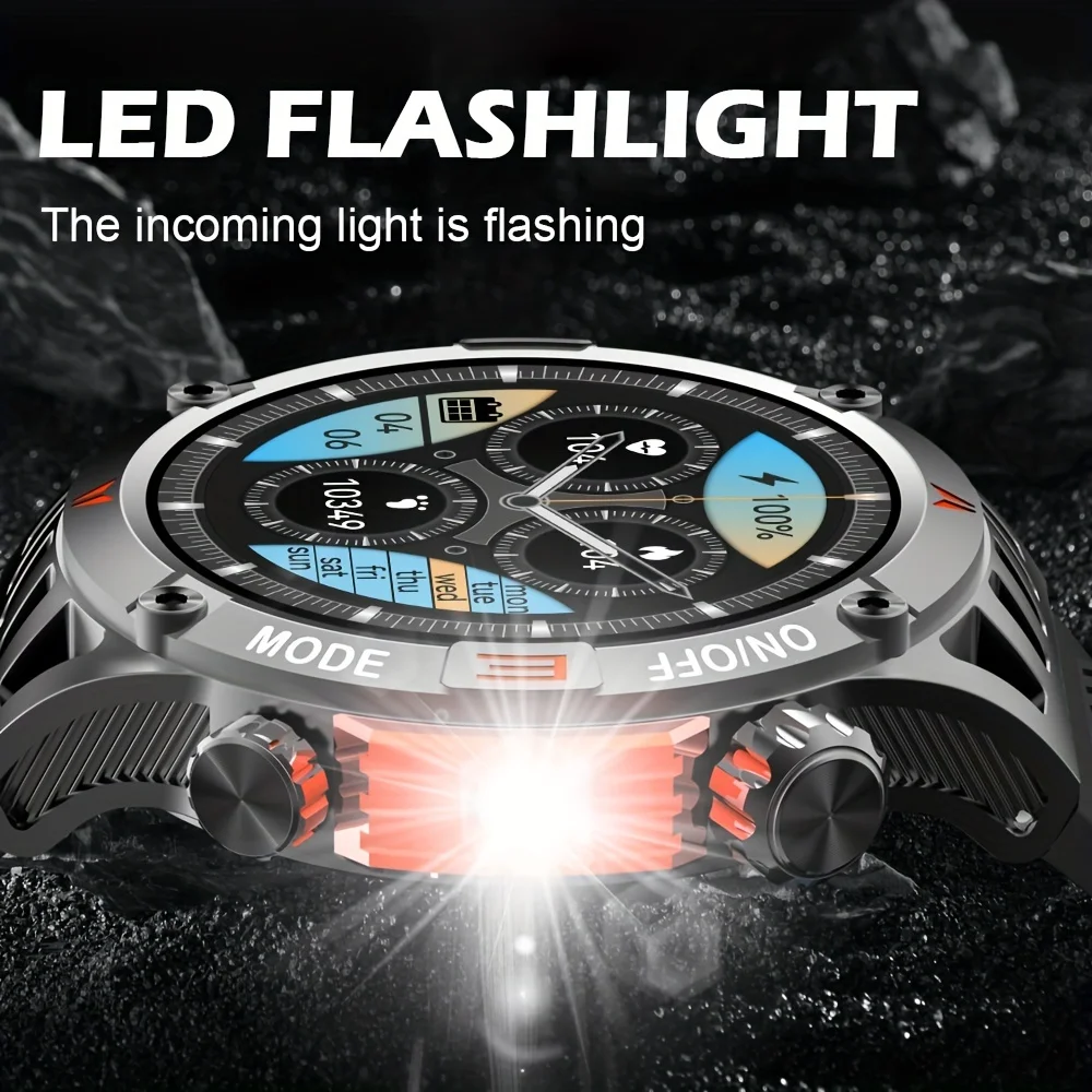 Ʈ ġ  LED , ƮϽ ð, IP68 , 1.43 ġ AMOLED BT ȭ, 450mAh  ͸, Ʈ ġ 2024, ǰ