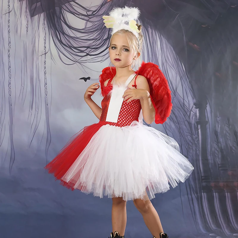 Half Angel Half Devil Costume For Women