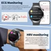 LIGE 2025 ECG Smart Watch Men 1.73” AMOLED Screen Emotional Detection Fatigue Monitoring Watches NFC Access Control Smartwatch 2