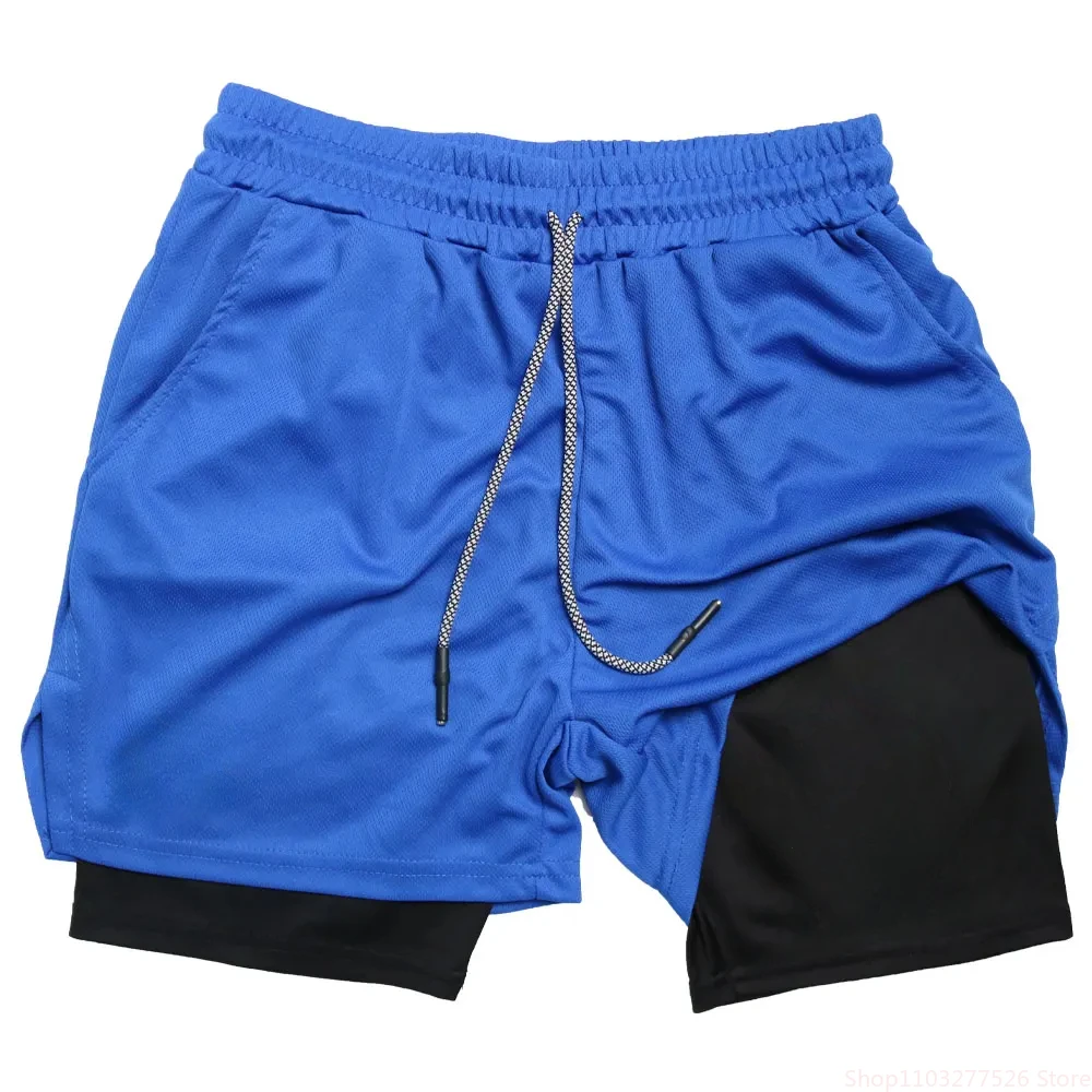 Men's Two-in-one Multifunctional Shorts Summer Quick-drying Casual Breathable Sports Pant Boxing Jiu-jitsu Training Shorts M-3XL 3