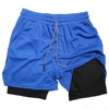 Men's Two-in-one Multifunctional Shorts Summer Quick-drying Casual Breathable Sports Pant Boxing Jiu-jitsu Training Shorts M-3XL 3
