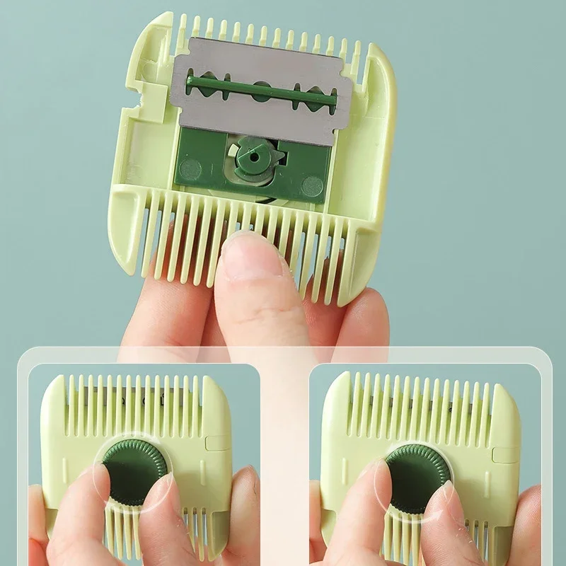 Hair Clipper 2 In 1 Baby HairCut And Hairdressing Comb Trim Bangs Broken Hair Manual Portable Children